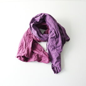 キャピタル KAPITAL ツートン 三角 ストール ｜パープル系 大判 マフラー ショール【2400014650778】【中古】