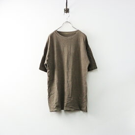 2022SS ドゥーズィエムクラス Deuxieme Classe loose Tシャツ /カーキ トップス カットソー ブラウス【2400014538281】【中古】