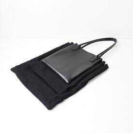 コンジェペイエ アデュートリステス conges payes ADIEU TRISTESSE フェイクレザー ドッキング バッグ ｜ブラック【2400014702620】【中古】