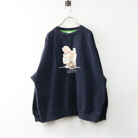 2024AW ニコアンド niko and 【あさひやま動物園応援商品】FOX スウェット F ネイビー┃トップス キツネ柄【2400014712537】【中古】