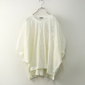 未使用 2025SS ニコアンド niko and.. リネンテンジクドルマンプルオーバー M オフホワイト/トップス カットソー 天竺【2400014512069】【中古】