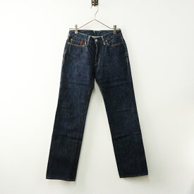 【期間限定価格】45R 45rpm フォーティファイブアール ストレートデニムパンツ 29＼ネイビー インディゴ セルビッチ ジーンズ【2400014721140】【中古】