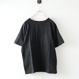 2024SS フレームワーク FRAMeWORK スラブ天竺ラグランTEE＼チャコールグレー Tシャツ コットン カットソー ラグラン【2400014758115】【中古】