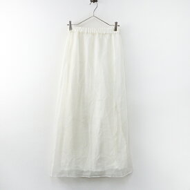 CITYSHOP シティショップ ORGANDY THROUGH SKIRT オーガンジースルースカート 36 アイボリー┃ボトムス【2400014765106】【中古】