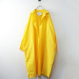2023SS ヴェリテクール Veritecoeur LTD-031 ボタンレスコート F｜イエロー トップス 羽織り【2400014769746】【中古】