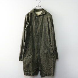 【期間限定価格】パラスパレス Pal'las Palace インディゴ染め千鳥コート 3＼インディゴ ロング ジャケット 後ろタック チェック【2400014778151】【中古】