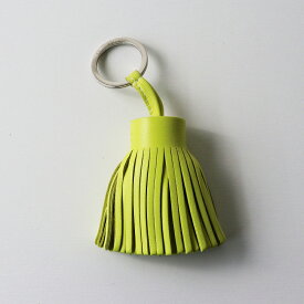 【期間限定価格】美品 定番アイテム エルメス HERMES CARMEN カルメン キーリング LIME ライム(イエロー) アニョーミロ //┃シルバー金具【2400014773910】【中古】