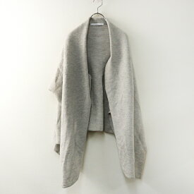 2023AW フレームワーク FRAMeWORK 圧縮ウールショートガウン ｜グレー トップス 羽織り アウター 縮絨 ニット 【2400014808087】【中古】