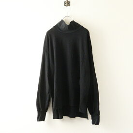 ジャーナルスタンダードラックス jounral standard luxe リブタートルカットソー＼ブラック プルオーバー 長袖 Tシャツ【2400014848694】【中古】