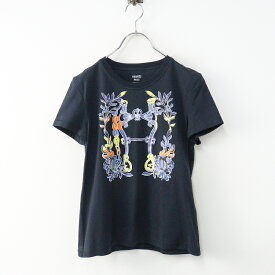 【期間限定価格】美品 レディース 2024SS エルメス HERMES カルトゥッシュ デッラ カヴァッレリア コンパクトTシャツ 36 ブラック┃//黒【2400014841596】【中古】