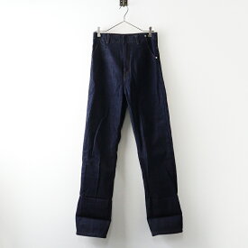 アンビデックス caph troupe カーフ トゥループ コットン ハイウエストデニムパンツ F インディゴ┃ジーンズ【2400014955231】【中古】