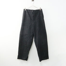 トゥジュー TOUJOURS 14OZ.SELVAGE CLASSIC DENIM CLOTH Back String Waist Overalls 2 ブラック‖デニムパンツ【2400015136691】【中古】