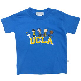 キッズ UCLA限定 スヌーピー Snoopy and Friends コラボ Tシャツ 青【ゆうパケット対応】