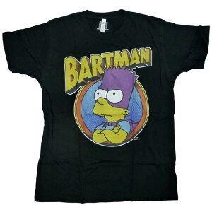 COKCZX The Simpsons Bartman Circle Tee UEVv\Y o[g} obg} RXv TVc   Blacky䂤pPbgΉz