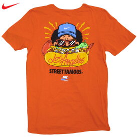 ロサンゼルス限定 Nike Los Angels Street Famous Hot Dog Tee Hike 復刻 ヴィンテージ Tシャツ ホットドッグ オレンジ/ハイクナイキ【あす楽対応_関東_甲信越_北陸_東海_近畿_中国_四国】【ゆうパケット対応】