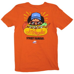 ���T���[���X���� Nike Los Angels Street Famous Hot Dog Tee Hike ���� ���B���e�[�W T�V���c �z�b�g�h�b�O �I�����W/�n�C�N�i�C�L�y�䂤�p�P�b�g�Ή��z