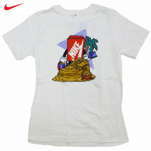 Boy's Nike Summer Box Tee 子供用 キッズ Tシャツ 半袖 ロゴ 砂遊び シューボックス エアマ