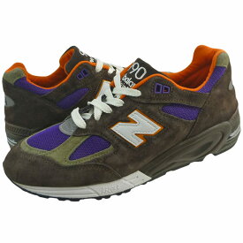 New Balance M990BR2 ニューバランス Made in USA ウルヴァリン スウェード メッシュ アメリカ製 スニーカー テディ・サンティス アウトドア 990V2 Brown