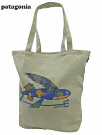 ハレイワ限定 Patagonia Isle Wild Flying Fish Canvas Bag Haleiwa フライングフィッシュ キャンバスバッグ トート /パタゴニア ハワイ