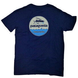 Patagonia Hat Patch ジェフ・マクフェトリッジ ハットパ ッチ ロゴ Tシャツ 紺 サンタモニカ限定/パタゴニア【ゆうパケット対応】