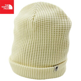 US企画 The North Face Waffle Beanie 白/ノースフェイス ワッフルビーニー ニットキャップ【ゆうパケット対応】