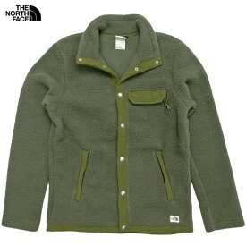 US企画 The North Face Cragmont Snap Jacket フリースジャケット シェルパ アウター 茶タグ復刻 メンズ ミリタリー Military Olive/ザノースフェイス