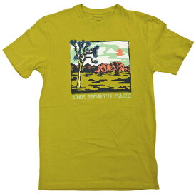 The North Face SS GI Tee ザノースフェイス ロゴ 荒野 Tシャツ 半袖 US限定 からし色 Mineral Gold Patina Green/ザノースフェイス【ゆうパケット対応】