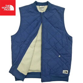 US企画 The North Face Cuchillo Insulated Vest キルティング フリースベスト シェルパ ボア 茶タグ復刻 メンズ 青 Shady Blue/ザノースフェイス【あす楽対応_関東_甲信越_北陸_東海_近畿_中国_四国】