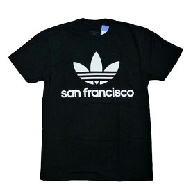adidas ORIGINALS Trefoil San Francisco Tee/アディダス オリジナルス トレフォイル SF サンフランシスコ限定 Tシャツ 黒【ゆうパケット対応】