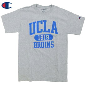 US限定 Champion UCLA Arch Over "1919" Disc Tee チャンピオン カレッジTシャツ UCLA オフィシャル ブックストア グレー Bruins/チャンピオン【ゆうパケット対応】