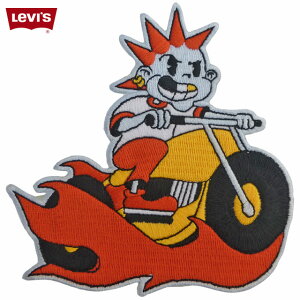 Levi's Hot Rod Patch ���[�o�C�X�e�C���[�V���b�v �z�b�g���b�h ���b�y�� �p�b�` �J�X�^�� �f�j�� �J���t�H���j�A �p���N �o�C�N �h�J�y�䂤�p�P�b�g�Ή��z