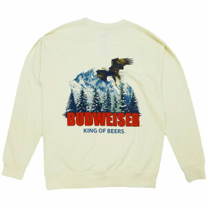 �C�O���K���C�Z���X Budweiser American Eagle French Terry Graphic Sweat US���� �o�h���C�U�[ �h �C�[�O�� �I�t�B�V���� �X�E�F�b�g �t�����`�e���[ Beige
