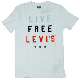 SALE LEVI'S Live Free Levi's グラフィックTシャツ/白/リーバイス【ゆうパケット対応】