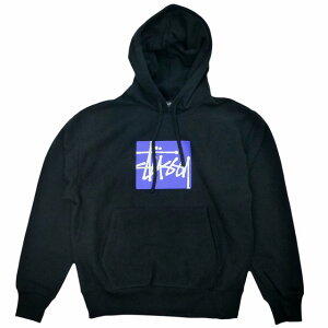 Stussy Stock Box Hood Xe[V[ XgbNS ے  KV[ S ACR t[h t[fB[ vI[o[p[J[ t[X N  Black