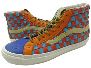 US Vault by VANS OG Sk8-Hi LX/50NLOf U[ ҂ݍ `FbJ[ }`/oY Hg XP[gnC