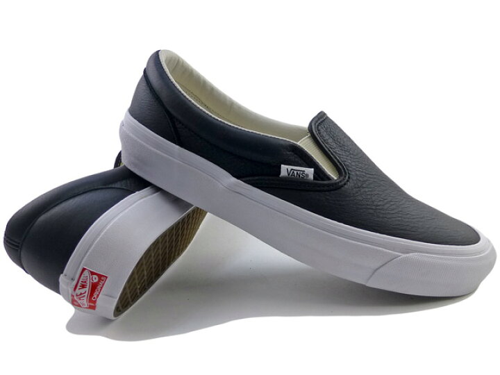 楽天市場】US企画 Vault by Vans OG Classic Slip-On LX レザー 革 