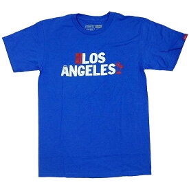 VANS LA限定 Los Angeles プリント 青 Tシャツ/ヴァンズ【ゆうパケット対応】