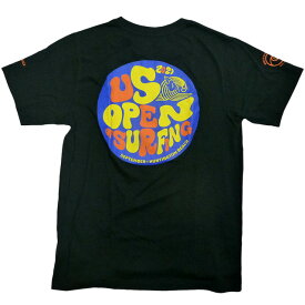 US企画 Vans US Open 2021 Main Circle S/S Tee バンズ サーフィン オフィシャル ロゴ WSL ハンティントンビーチ 大会 Tシャツ 黒/ヴァンズ【ゆうパケット対応】