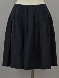 フォクシー FOXEY コットンシルク スカート Skirt Blossom 40サイズ ネイビー レディース j_p F-M12237【中古：良品】【ブランド買取販売トリヴァンドラム】210702