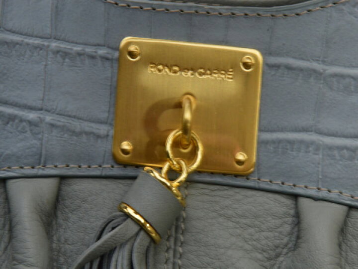 楽天市場】ロンエキャレ ROND et CARRE ハンドバッグ レザー ライト  