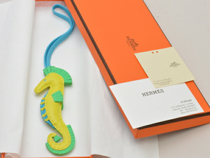 エルメス HERMES イポ バッグチャーム/キーホルダー タツノオトシゴ 