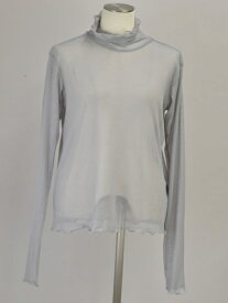 ヴィヴィアンタム VIVIENNE TAM パワーネット カットソー/シャツ Blouse タートル 長袖 38サイズ グレー レディース u_s F-S4420【中古：良品】【ブランド買取販売トリヴァンドラム】240203