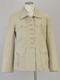セオリー Theory ジャケット/コート 2サイズ アイボリーベージュ レディース u_s F-M2767【中古】【ブランド買取販売トリヴァンドラム】240402