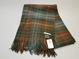 グレンプリンス Glen Prince 大判 ストール ラムウール100% TK450 MUTED HUNTING ブラウン チェック レディース e_u F-NEW156【新品】【ブランド買取販売トリヴァンドラム】240610