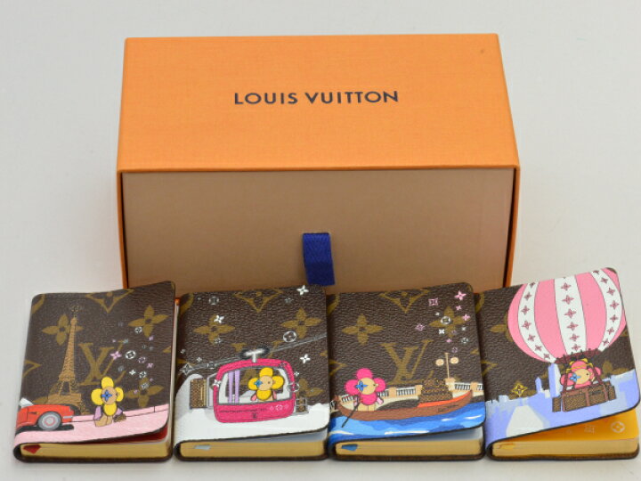 楽天市場】ルイヴィトン LOUIS VUITTON ノート ヴィヴィエンヌ 4冊  
