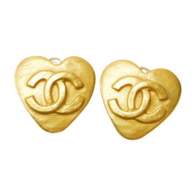 シャネル Chanel イヤリング ココマーク ハート ヴィンテージアクセサリー 95P GP×ゴールド レディース F-YA1014【中古：美品】【ブランド買取販売トリヴァンドラム】250414