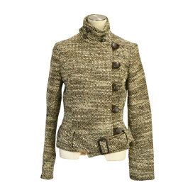 グレースコンチネンタル GRACE CONTINENTAL ジャケット ツイード 36サイズ ブラウン レディース s_z F-L5015【中古】【ブランド買取販売トリヴァンドラム】250424