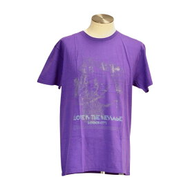 モーテル MOTEL LOVE IS THE MESSAGE Tシャツ 2サイズ パープル メンズ s_z F-S1323【中古：新古品・未使用品】【ブランド買取販売トリヴァンドラム】250718
