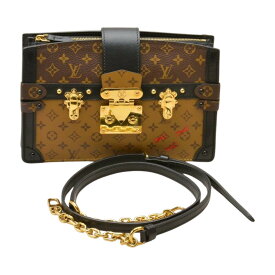 ルイヴィトン LOUIS VUITTON 2WAYバッグ トランククラッチ ショルダー ゴールド金具 M43596 ICチップ レディース F-YA1092【中古：良品】【ブランド買取販売トリヴァンドラム】250806