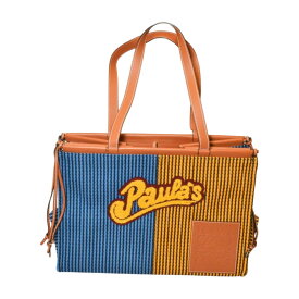 ロエベ LOEWE バッグ バウラズイビザ ストライプ トートバッグ キャンバス レザー マルチカラー 701918 レディース F-YA1104【中古】【ブランド買取販売トリヴァンドラム】250908